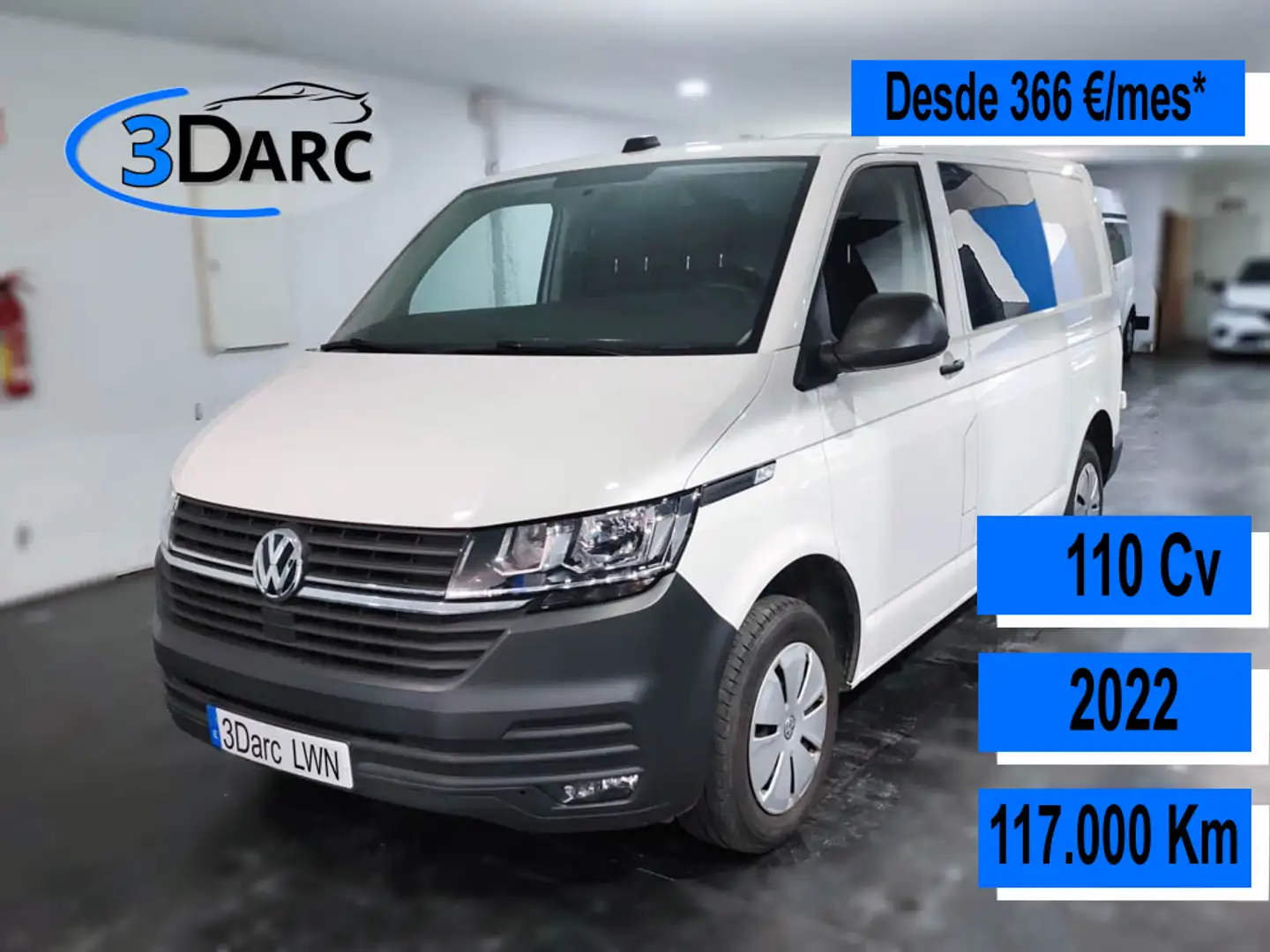 Volkswagen Transporter Kombi 2.0TDI SCR BMT 81kW Bianco - 1