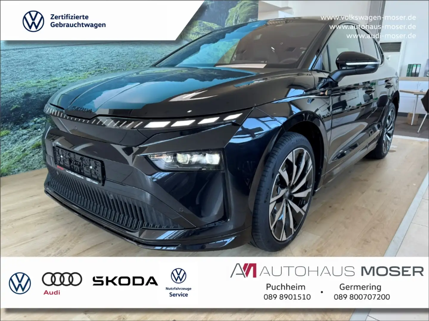 Skoda Enyaq Coupe85 Sportline 2026 Advanced*21'AHK*360!! Negru - 1