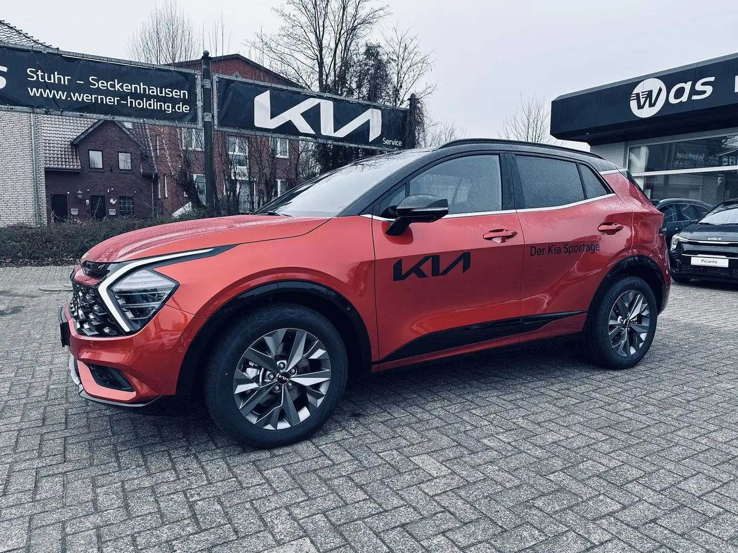 Kia Sportage 1.6 T HEV GT-Line AWD/SD/DRIVE/GD/AHK Oranje - 2