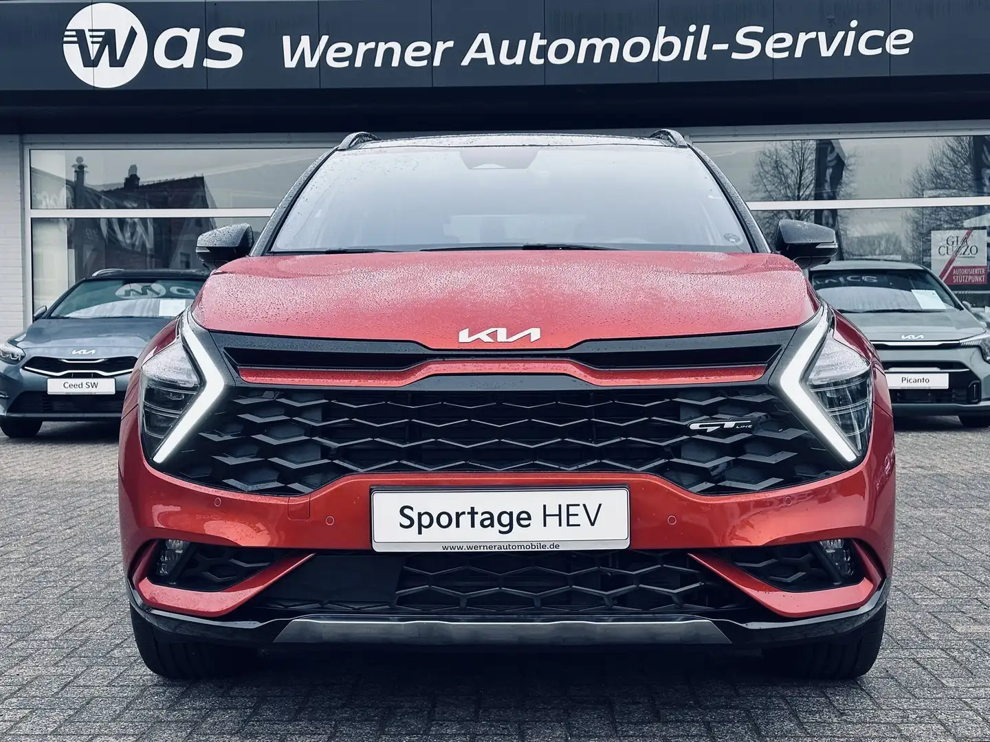 Kia Sportage 1.6 T HEV GT-Line AWD/SD/DRIVE/GD/AHK Oranje - 1