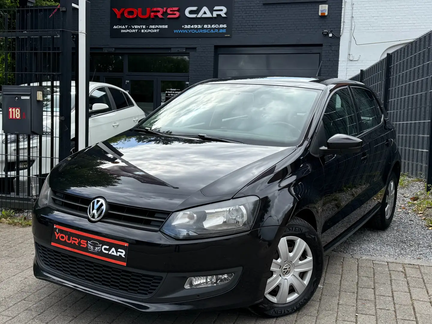 Volkswagen Polo 1.2 CR TDi - Climatisation - Ecran - Bluetooth !! Zwart - 1
