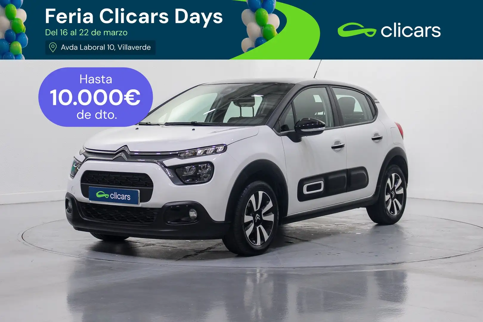 Citroen C3 1.5BlueHDi S&S Feel Pack 100 Weiß - 1