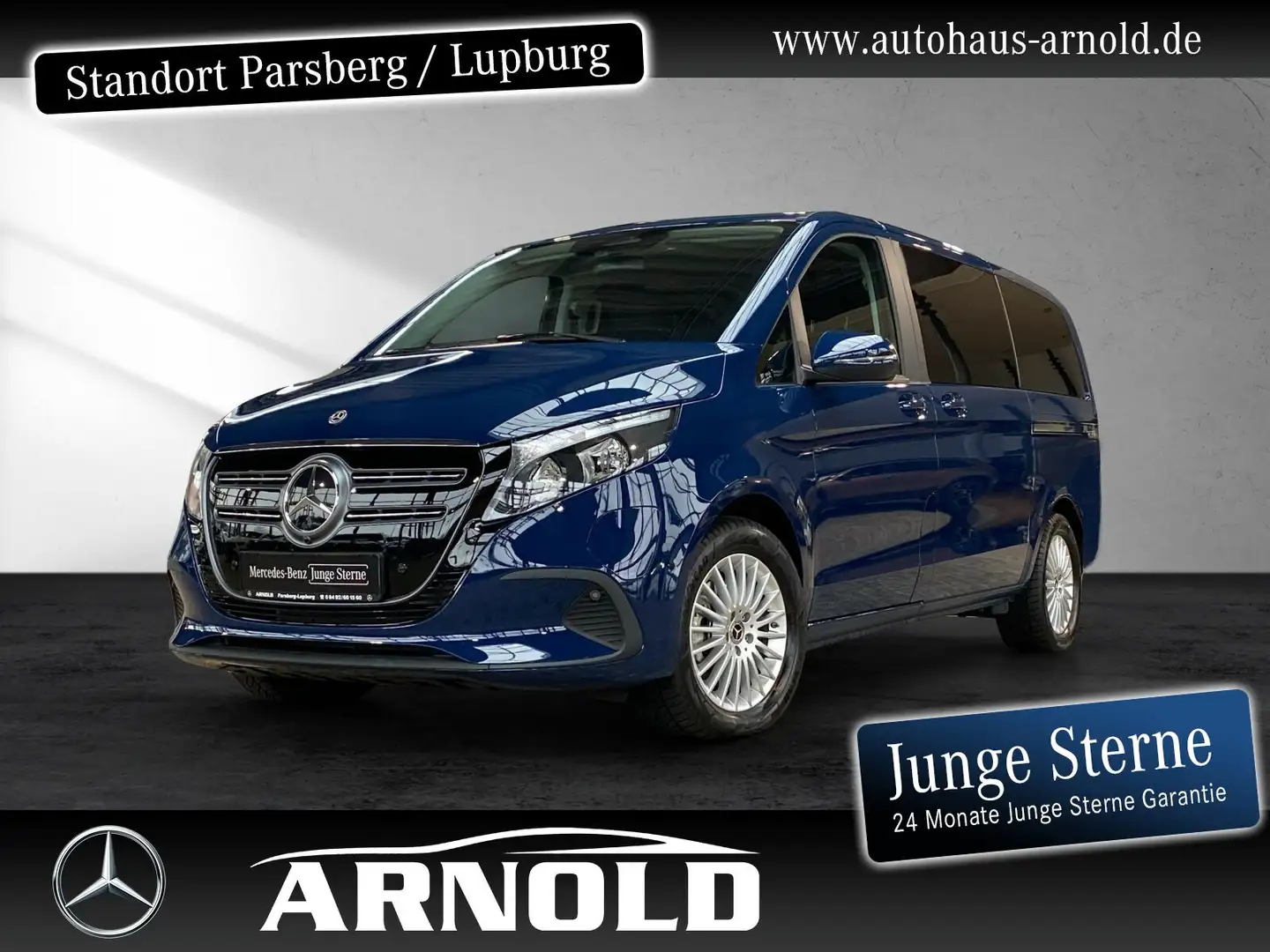 Mercedes-Benz EQV 300 EQV 300 Lang Distronic Kamera 8-Sitze Navi Sitzh Blau - 1