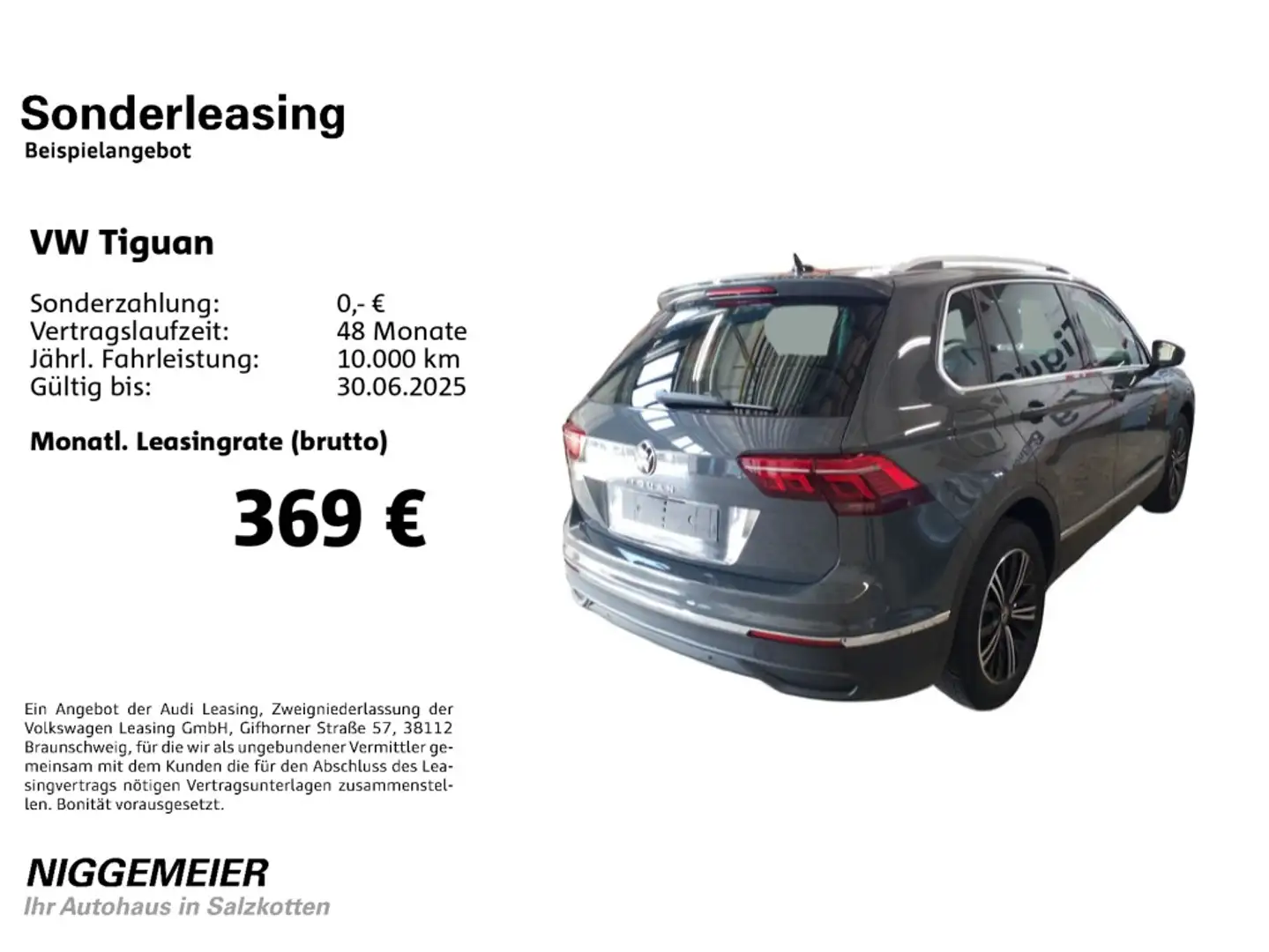 Volkswagen Tiguan 2.0TDI DSG MOVE NAVI+PANO+MATRIX-LED+KAME Grau - 2