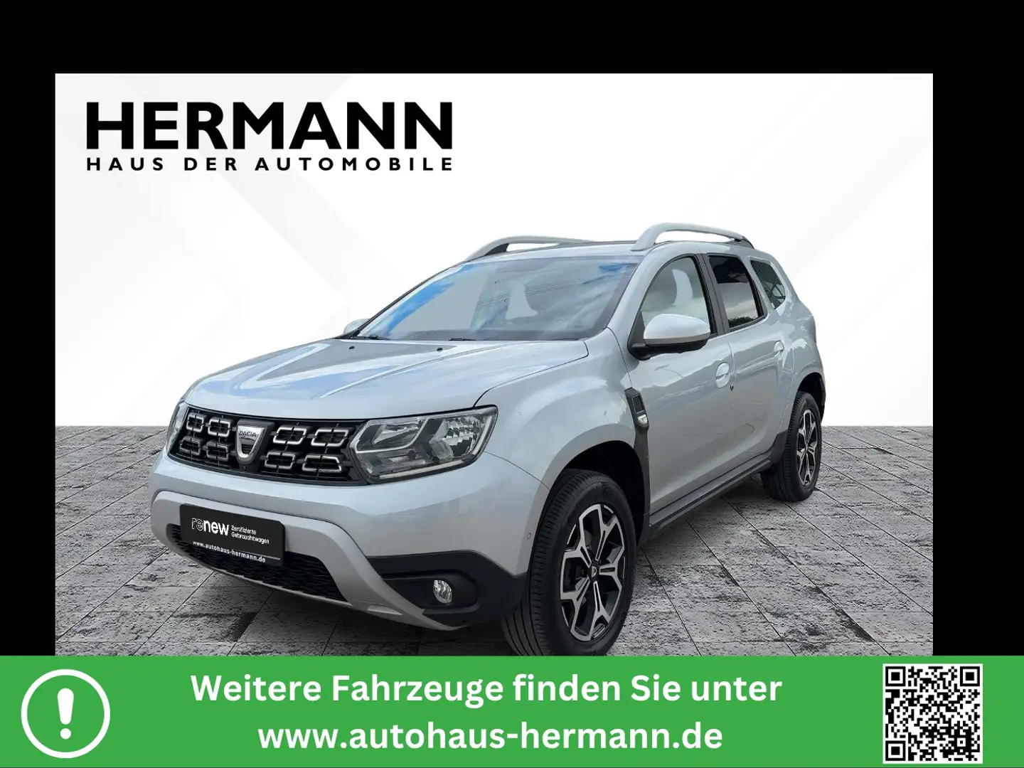 Dacia Duster II 1.5 BLUE dCi 115 Prestige *AHK*NAVI*SHZ Grijs - 1