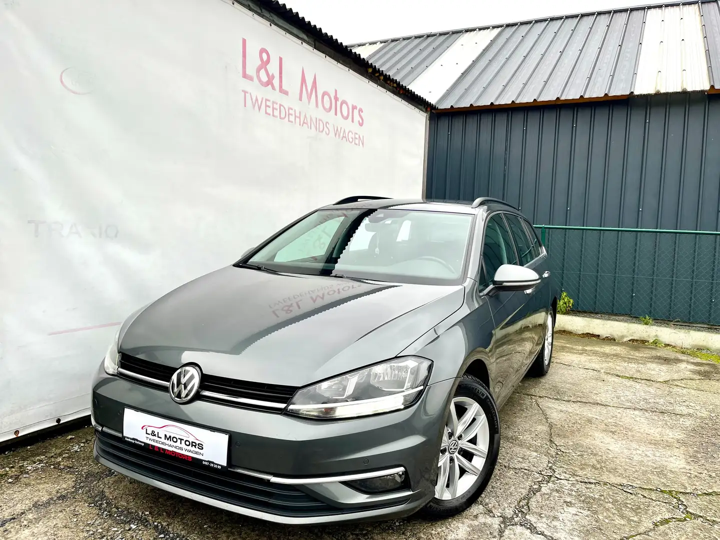 Volkswagen Golf Variant 2.0 TDi Highline DSG*Camera Alcantara Acc Carplay* Gris - 1