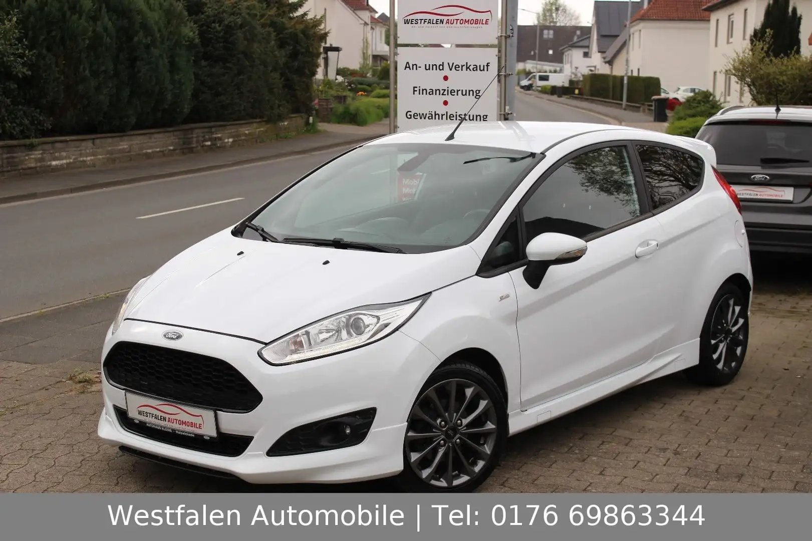 Ford Fiesta 1,0 EcoBoost 125PS ST-Line|Reifen&TÜV Neu Weiß - 2