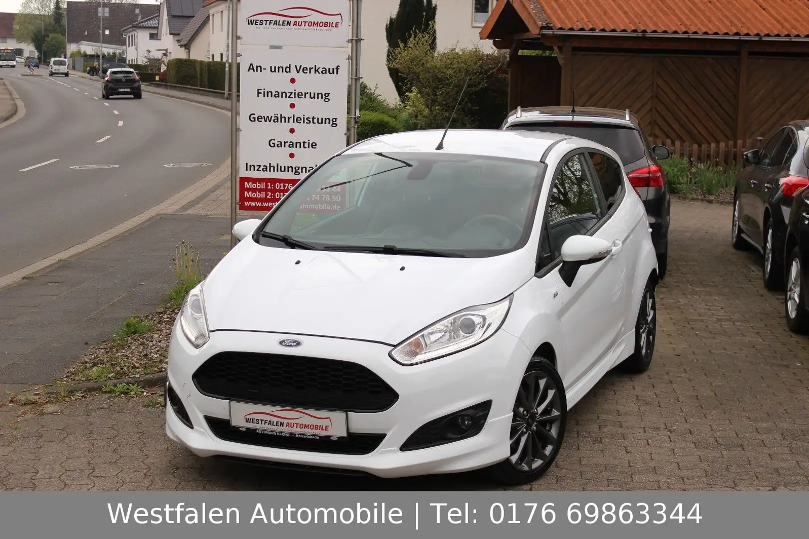 Ford Fiesta 1,0 EcoBoost 125PS ST-Line|Reifen&TÜV Neu Weiß - 1