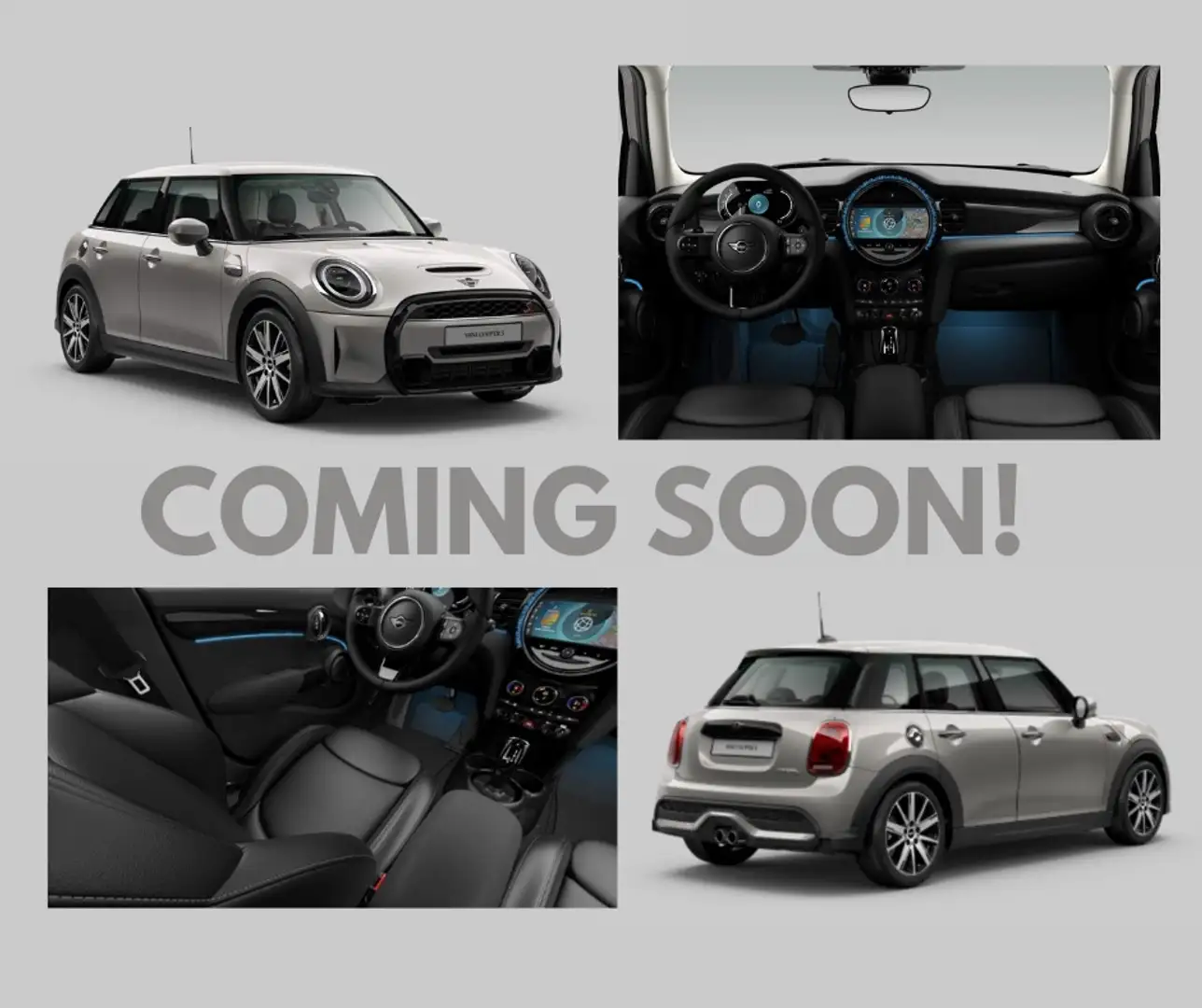 MINI Cooper S 5-deurs AUT. / CAM / LEER / NAVI / KEYL / CARPLAY Argento - 1