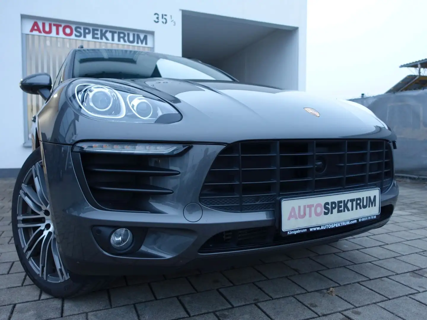 Porsche Macan S Diesel PANO/ACC/14WEGE/LUFT/CARBON Grau - 1