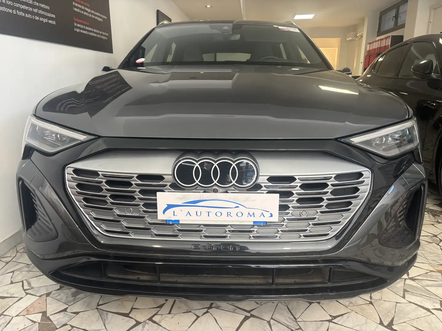 Audi Q8 Q8 e-tron 55 S line edition quattro ITALIANA Grigio - 2