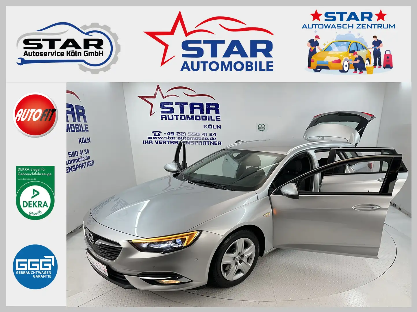 Opel Insignia Insignia B Sports Tourer Business Innovation Autom Argent - 1