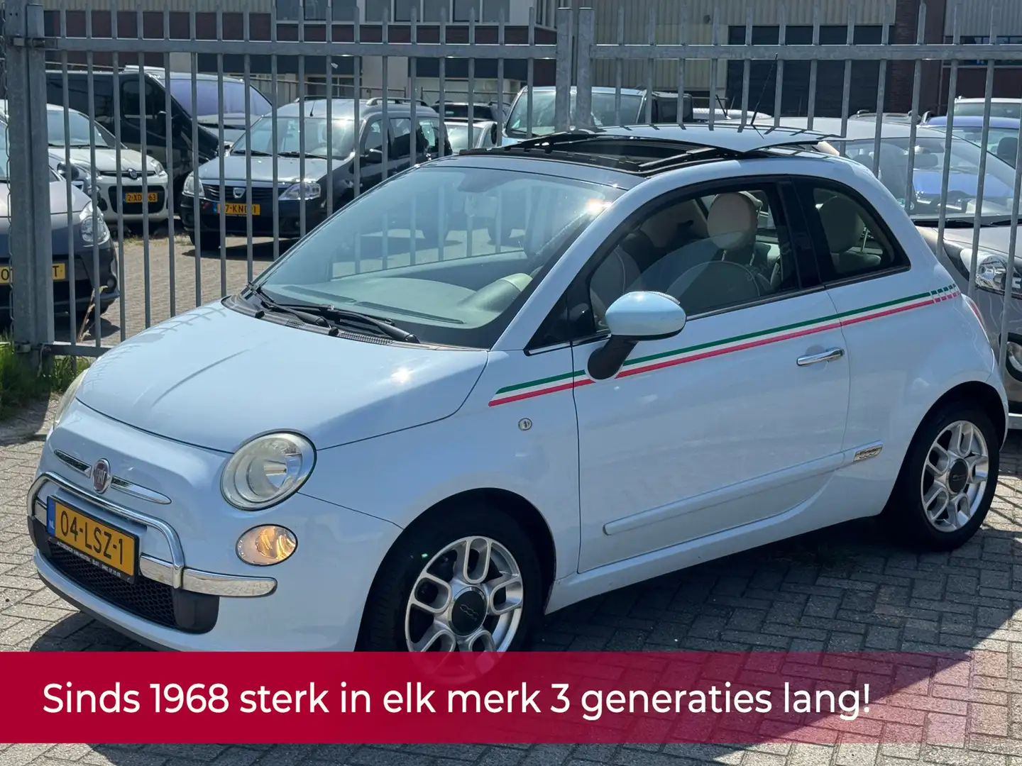 Fiat 500 1.2 Lounge AUTOMAAT! Schuif-Panorama l Airco ECC l Kék - 1