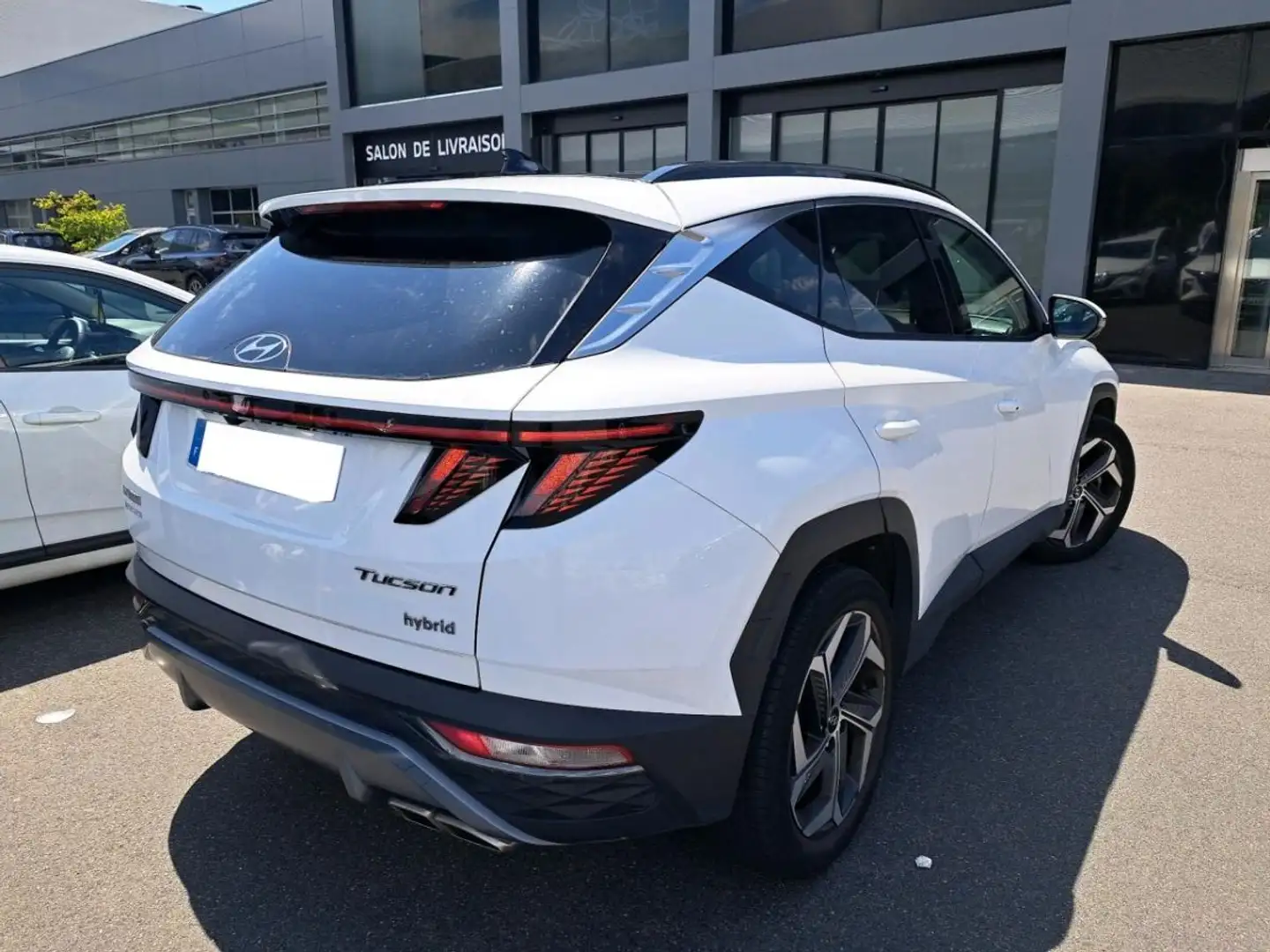 Hyundai TUCSON 1.6 T-GDi Hybrid 230 BVA Executive TOIT OUVRANT Blanc - 2