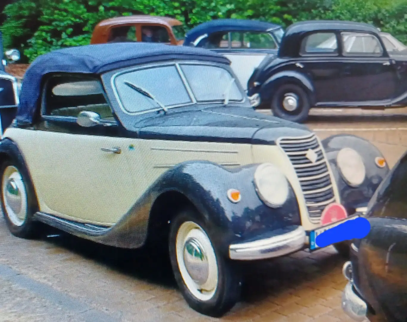 Oldtimer IFA Gläserkarosserie Cabrio IFA F8 bež - 1