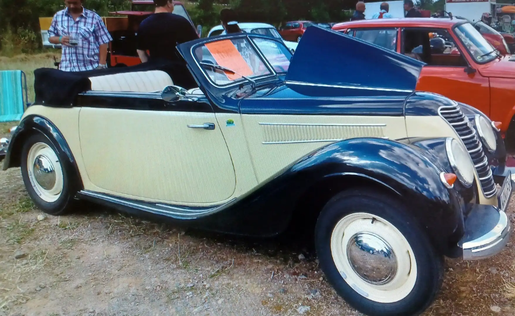 Oldtimer IFA Gläserkarosserie Cabrio IFA F8 bež - 2