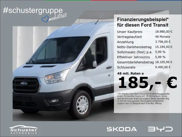 Ford Transit Kasten AWD L3H2 3,5t 2.0D*AHK Temp 2xPDC
