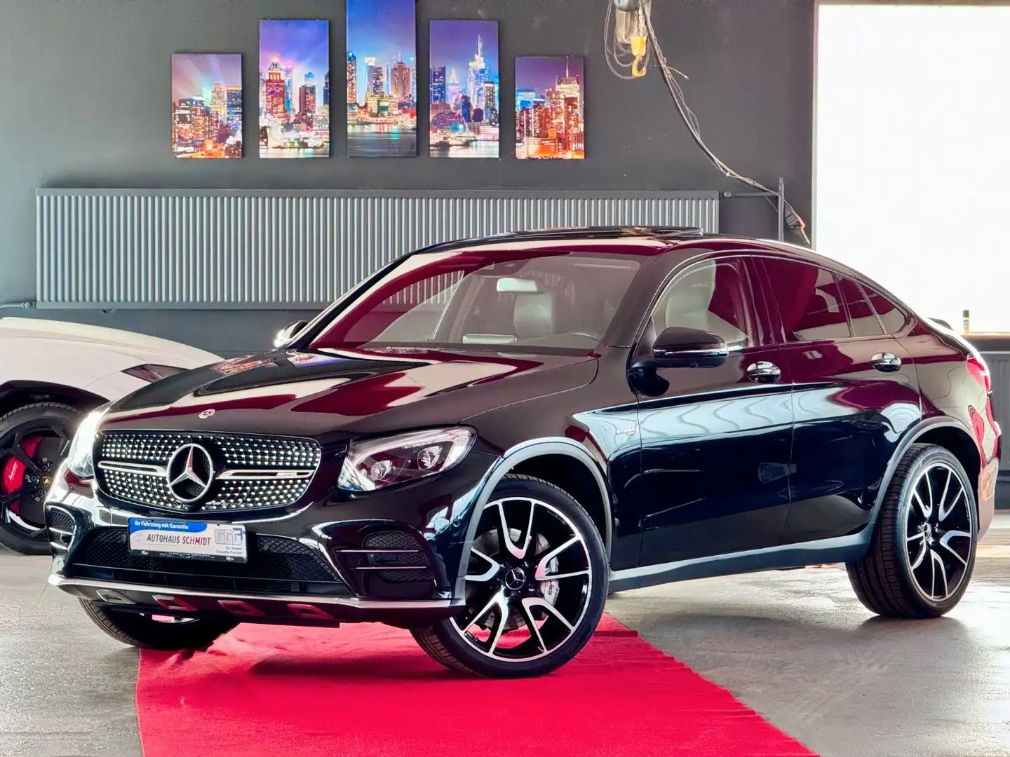 Mercedes-Benz GLC 43 AMG GLC 43AMG Coupe Burmester Pano Airmatic 360° 21" Чорний - 1
