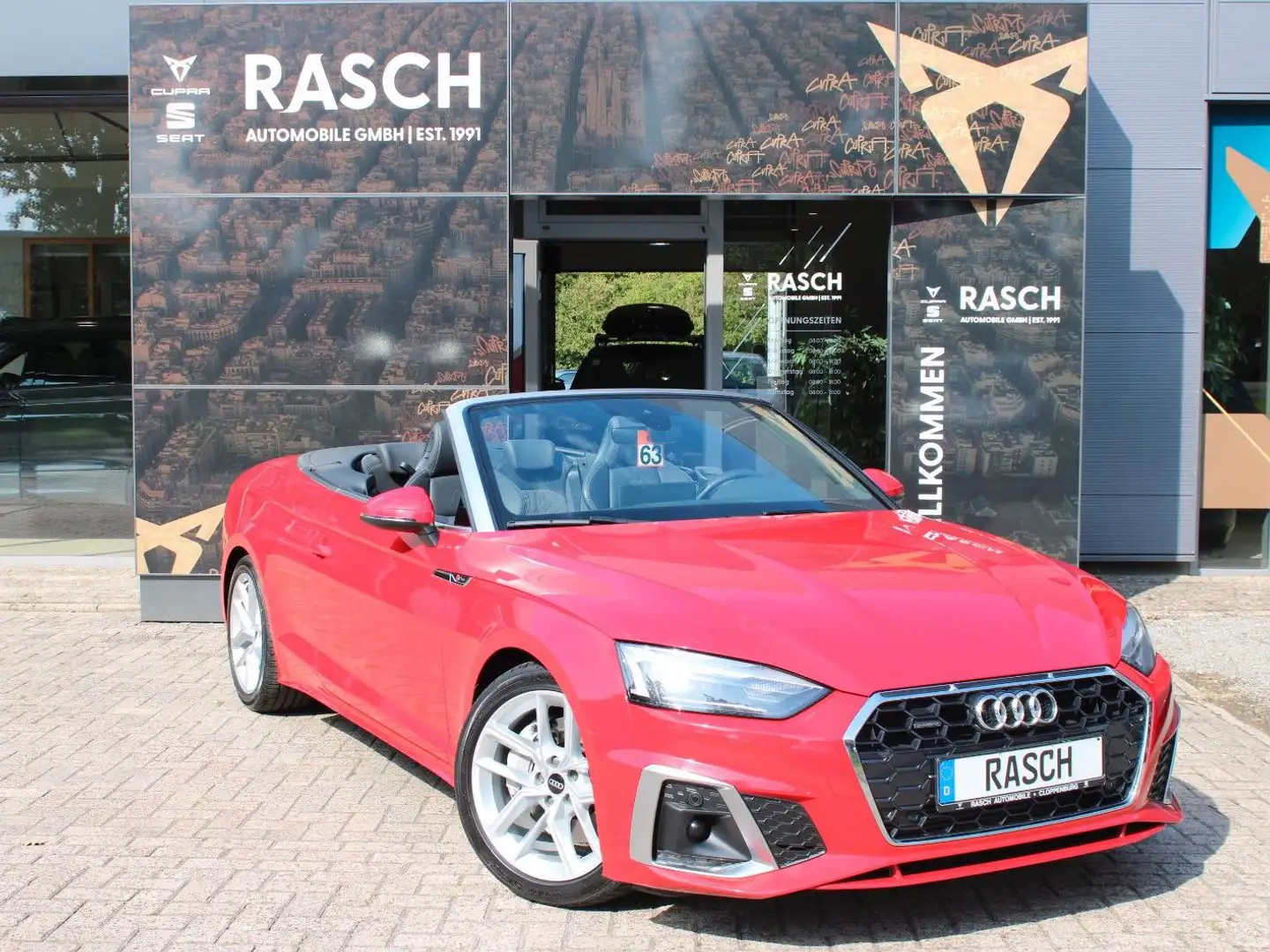 Audi A5 Cabriolet 2.0 TFSI quattro +NAVI+LED+RFK+SHZ+ Rot - 2