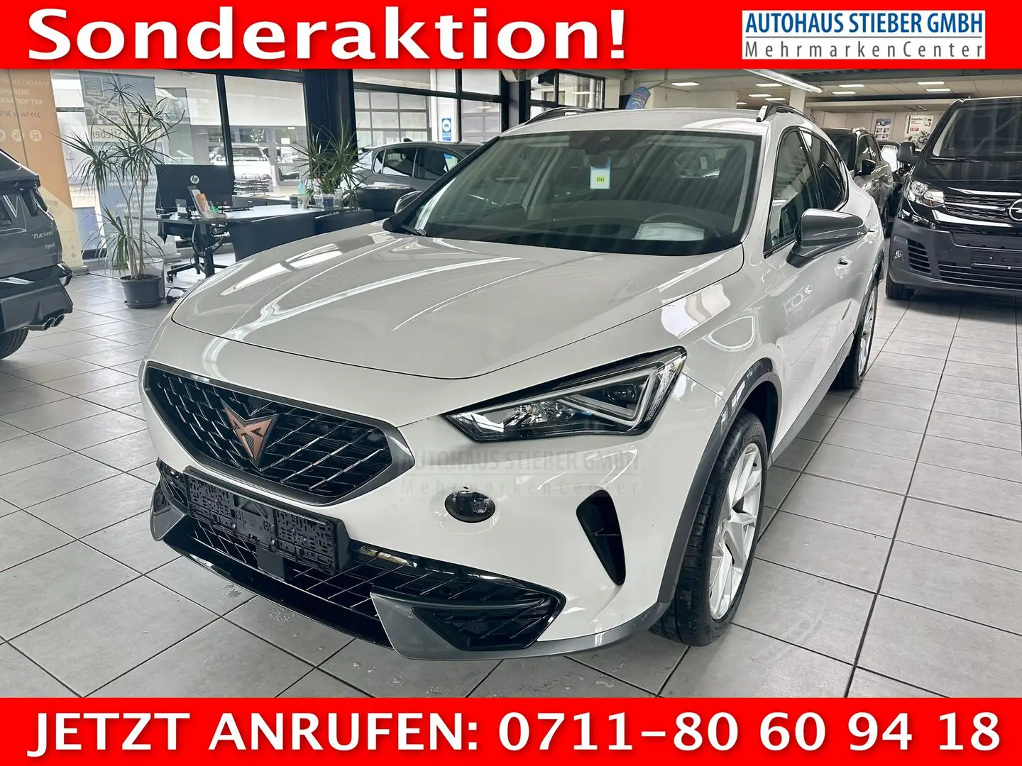 CUPRA Formentor LHZ+ACC+KESSY+CARPLAY 110 kW (150 PS), Autom. 7... Weiß - 1