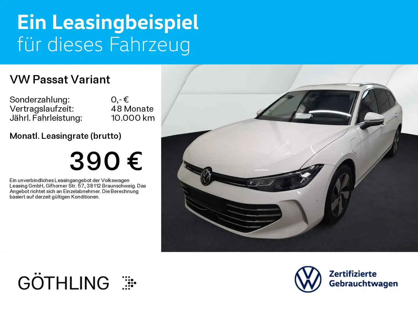 Volkswagen Passat Variant 1.5 TSI eHybrid DSG  Business*Nav Weiß - 2