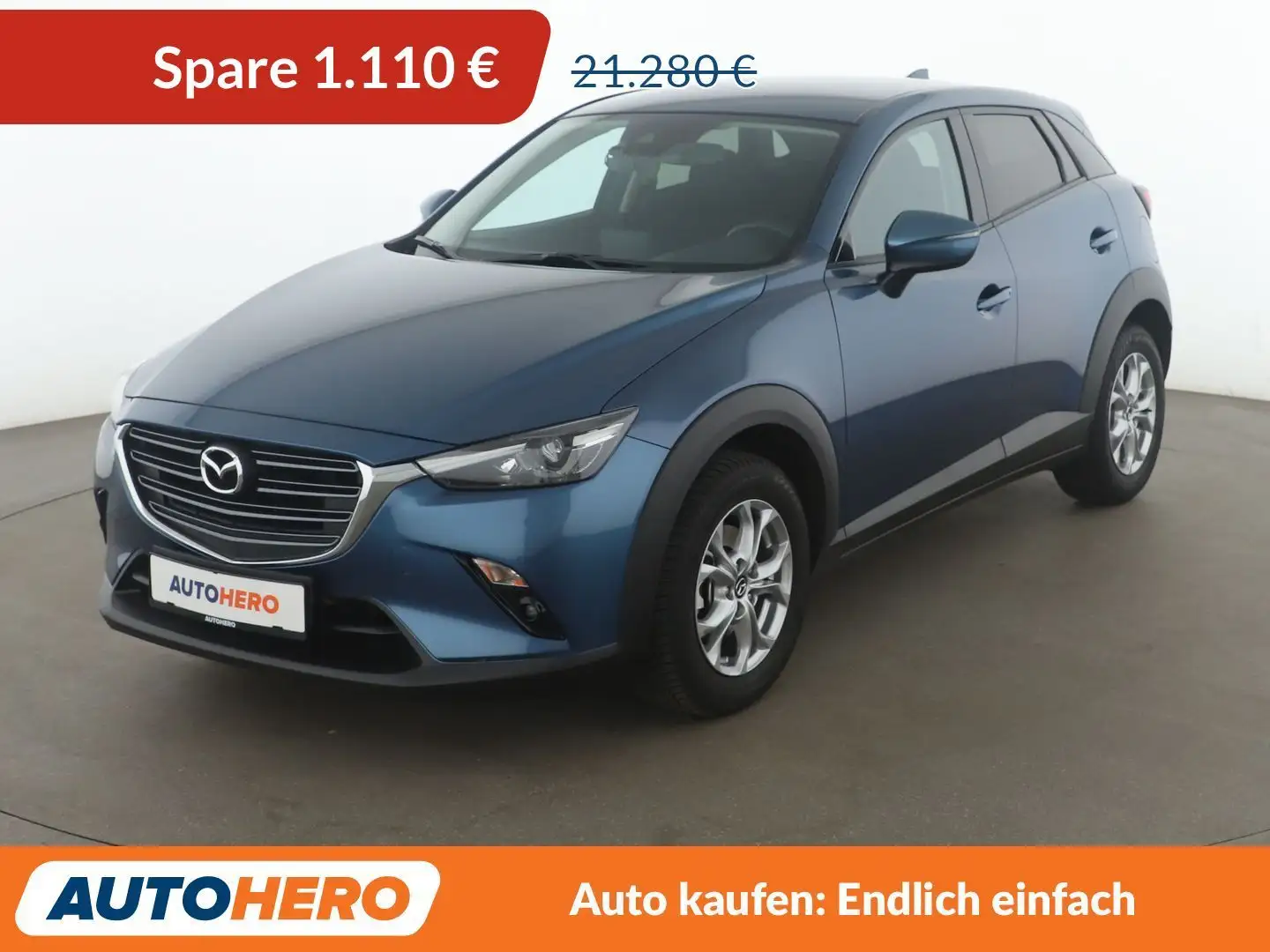 Mazda CX-3 2.0 Skyactiv-G Selection Aut.*NAVI*LED*PDC*SHZ* Blau - 1