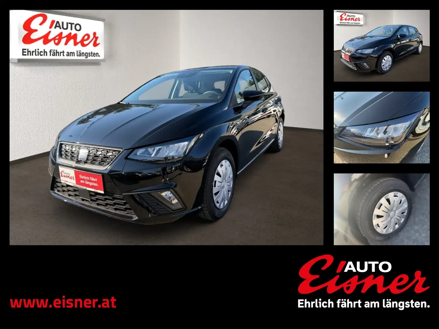 SEAT Ibiza 1.0 TSI Reference ABS ESP Schwarz - 1