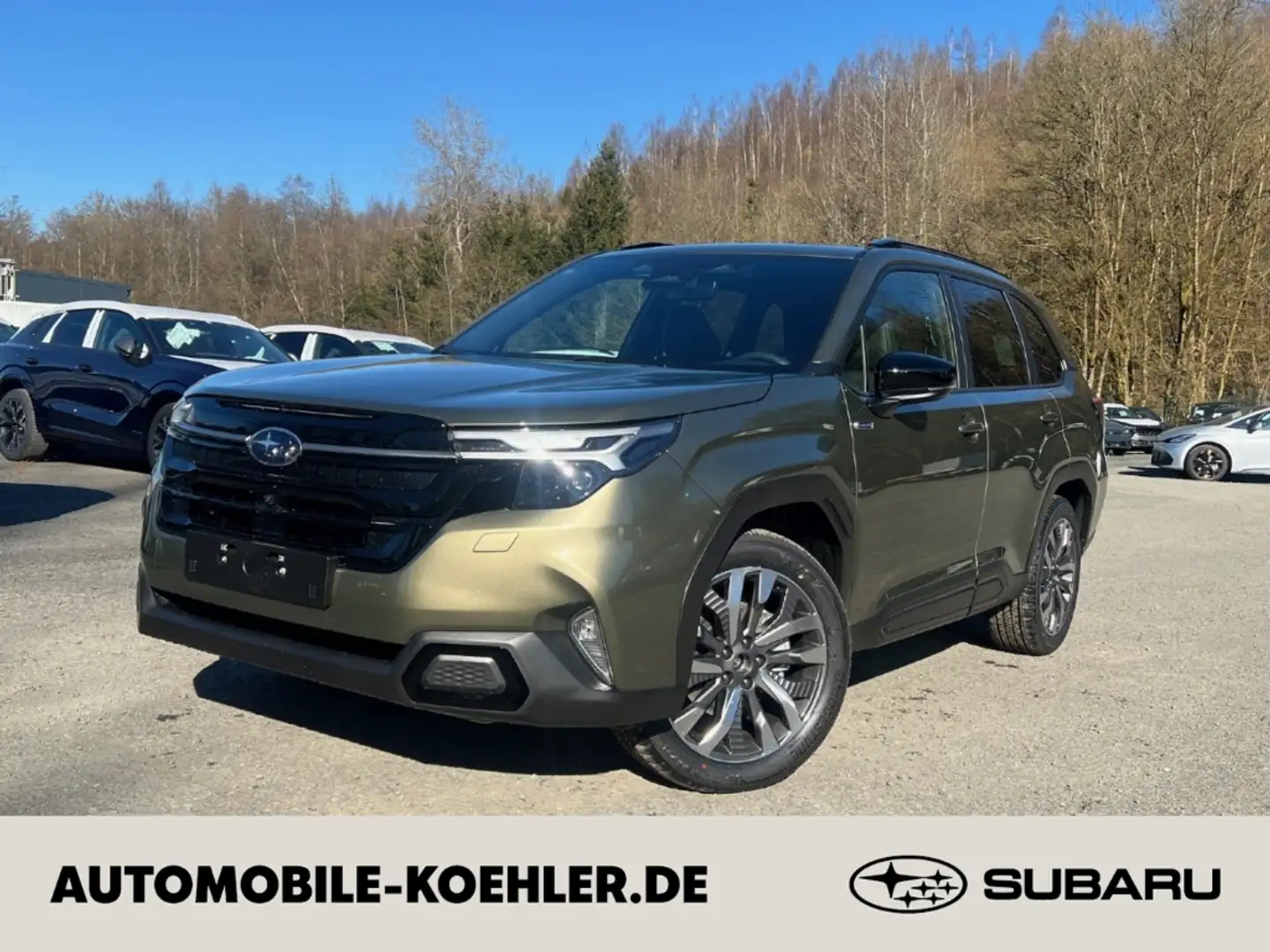 Subaru Forester 2.0 ie 100kW AWD Platinum Grün - 1
