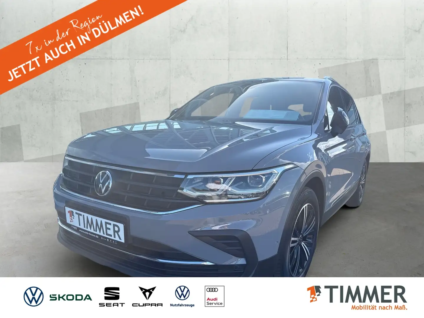 Volkswagen Tiguan 2.0 TDI DSG ACTIVE *IQ.LIGHT *360° *NAVI *18" * Gris - 1