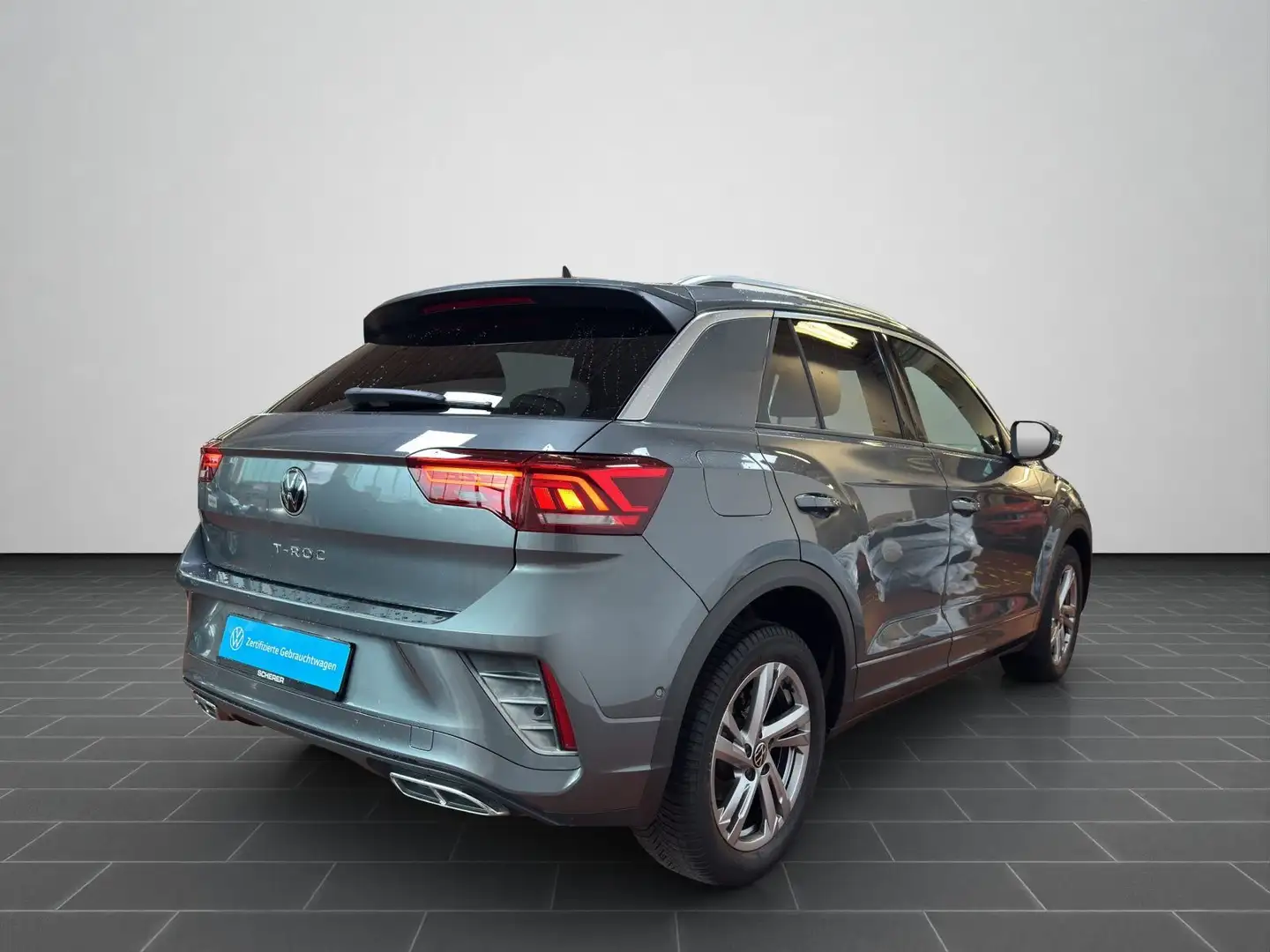 Volkswagen T-Roc 1.5 TSI DSG R-Line RFK NAVI SHZ KEYLESS Grau - 2