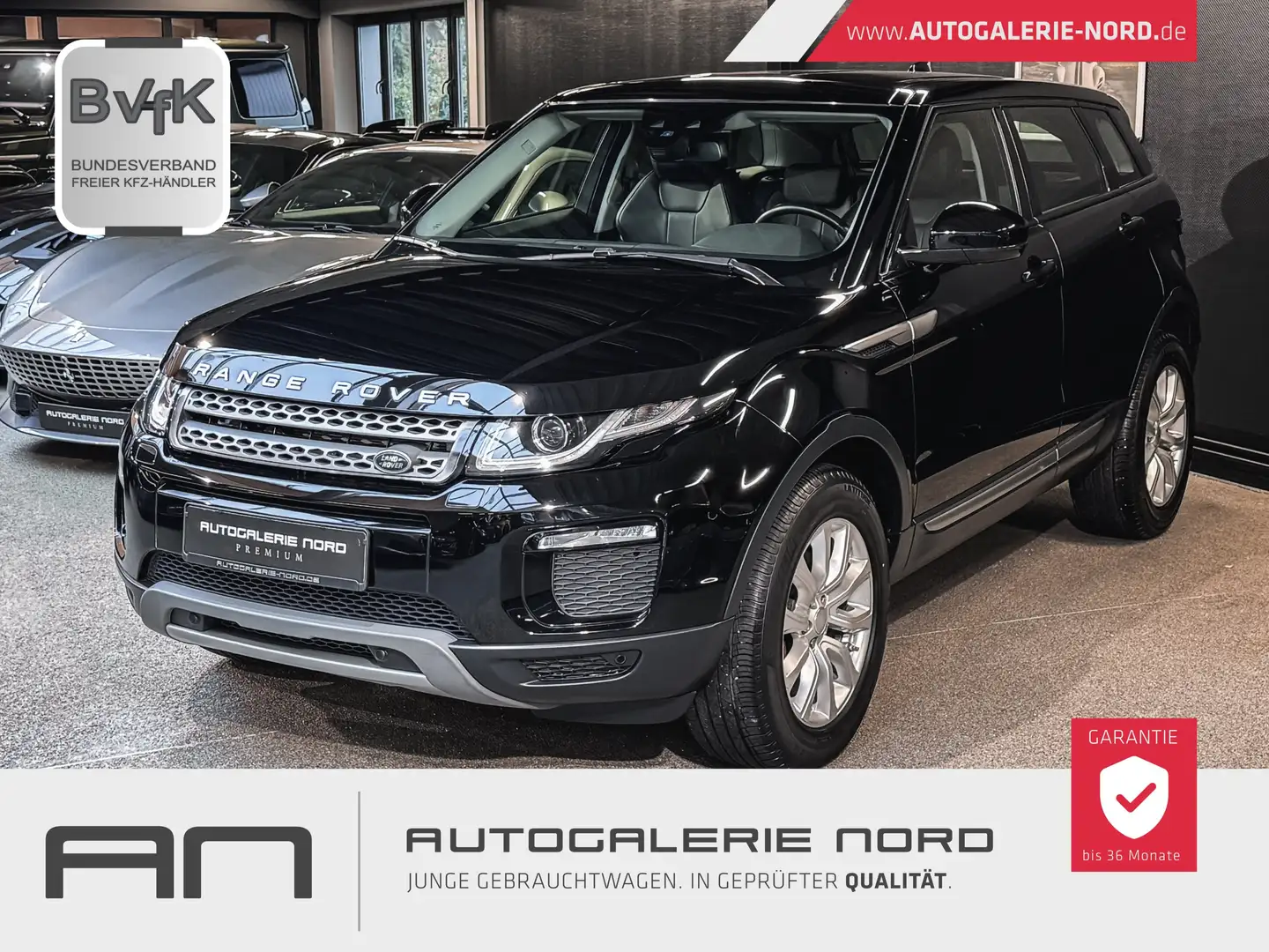 Land Rover Range Rover Evoque Autobiography+Leder+Meridian+Navi+eSitz Schwarz - 1