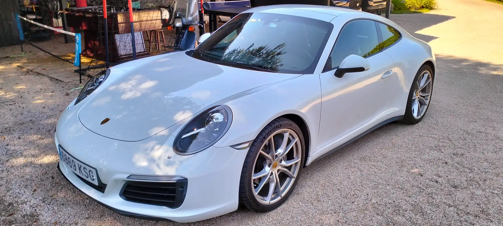Porsche 991 991.2 Carrera 4  PDK Sport Crono Blanco - 1
