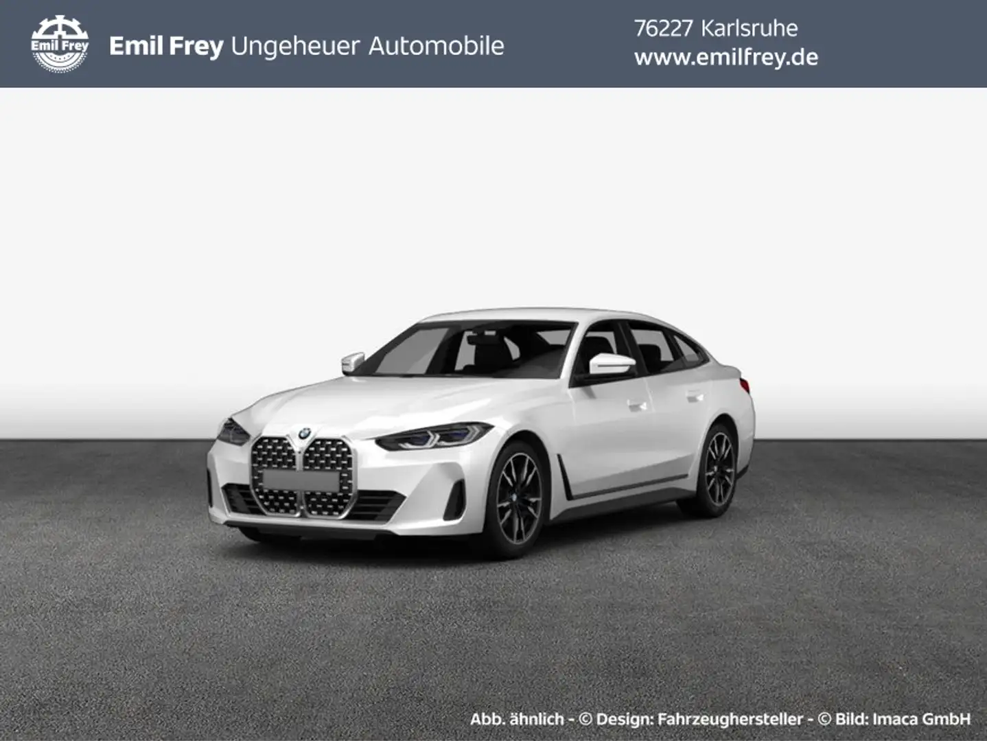 BMW 420 420d xDrive Gran Coupe Weiß - 1