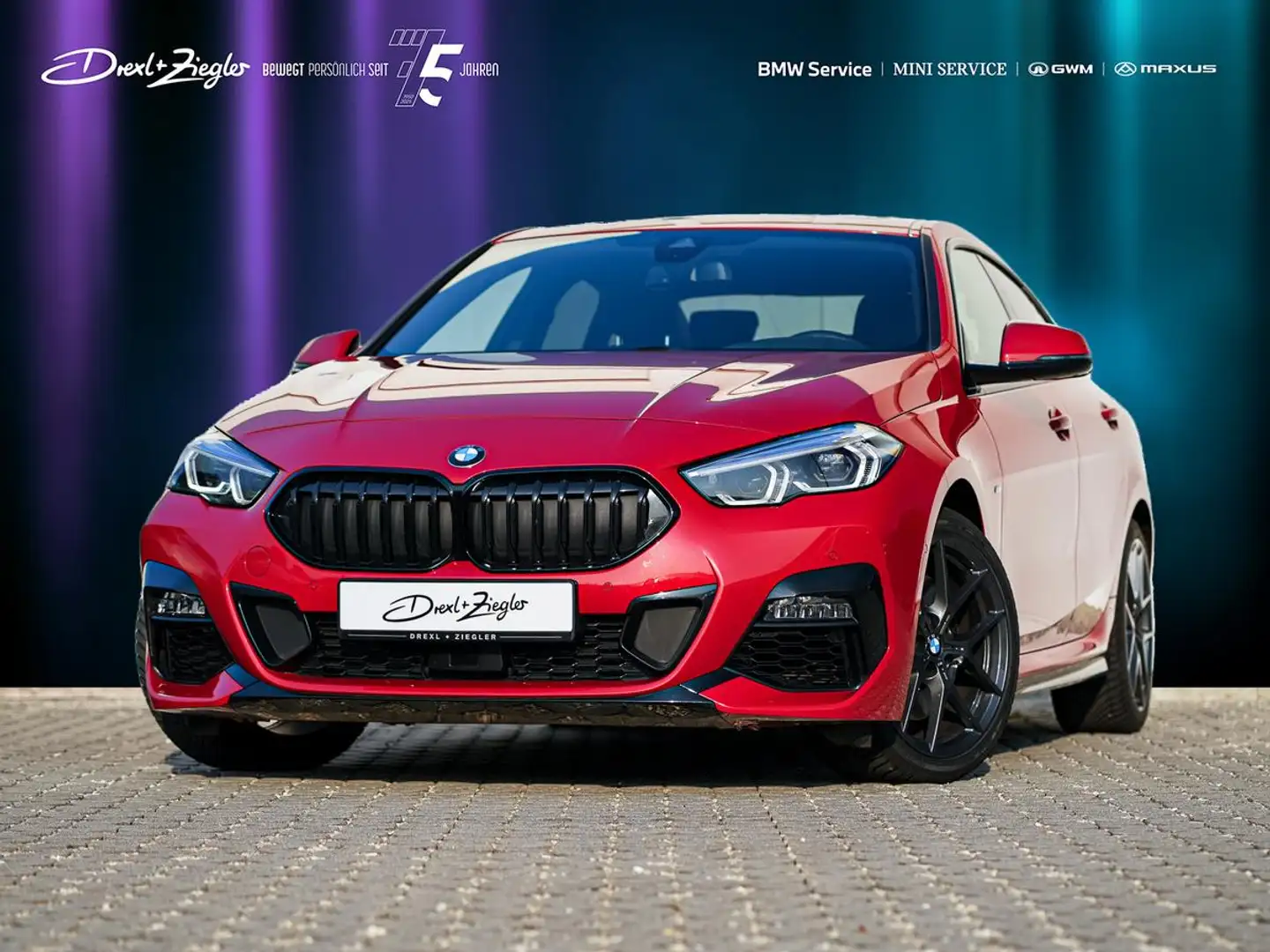 BMW 220 220i Gran Coupe M-Sport PANO ACC HuD H&K RFK KoZg Rot - 2