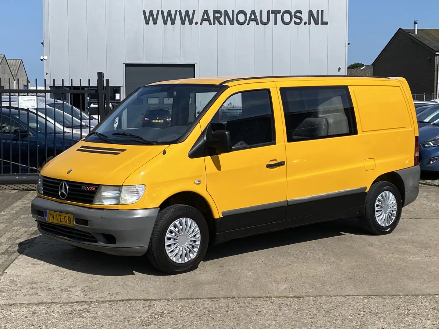 Mercedes-Benz Vito 110 CDI DC DUBBEL CABINE 102 PK, APK TOT 28-05-26, Sarı - 1