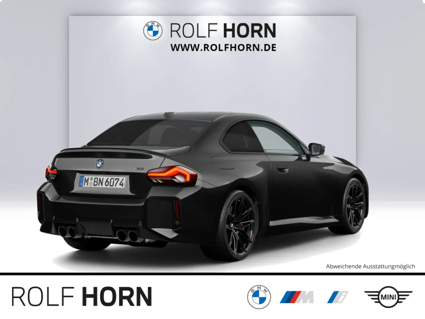 BMW M2 Coupe M Drivers Package HUD har/kar Combound Schwarz - 2