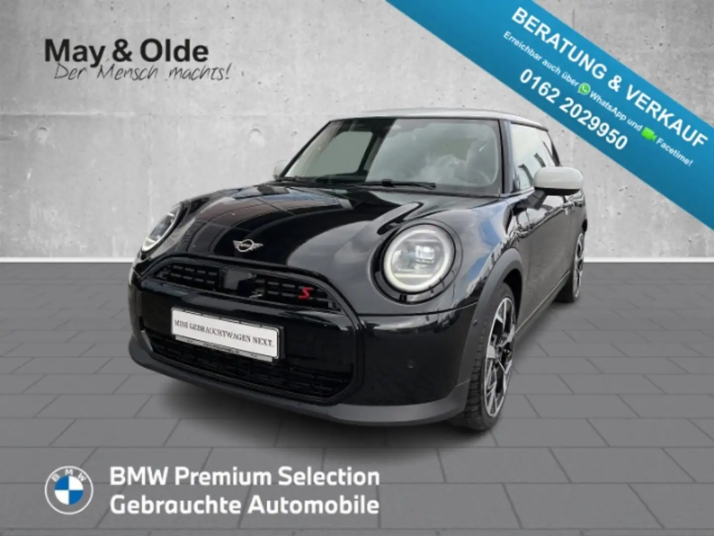 MINI Cooper S HUD LED DAB SHZ Pano Navi Klima Alarm Parkassi Dri Schwarz - 1