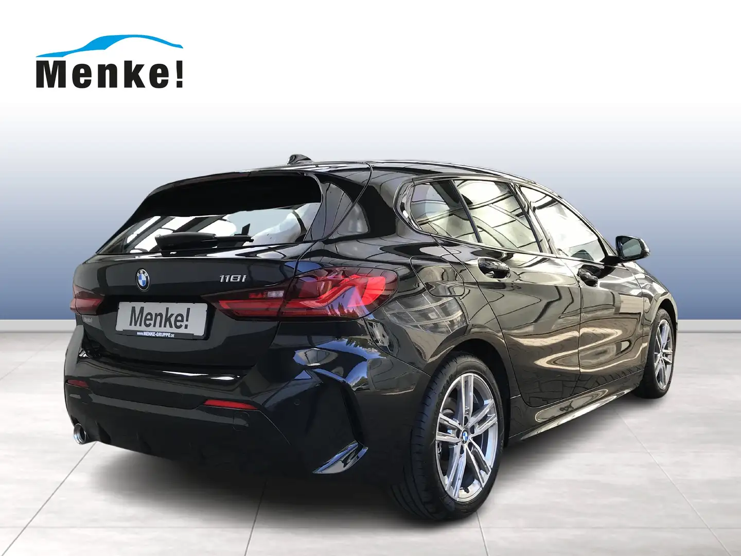BMW 118 i M Sport DAB LED Tempomat Klimaaut. Shz PDC Noir - 2