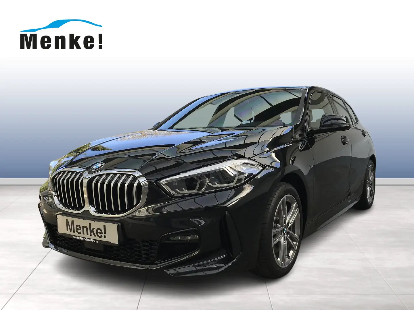 BMW 118 i M Sport DAB LED Tempomat Klimaaut. Shz PDC Noir - 1