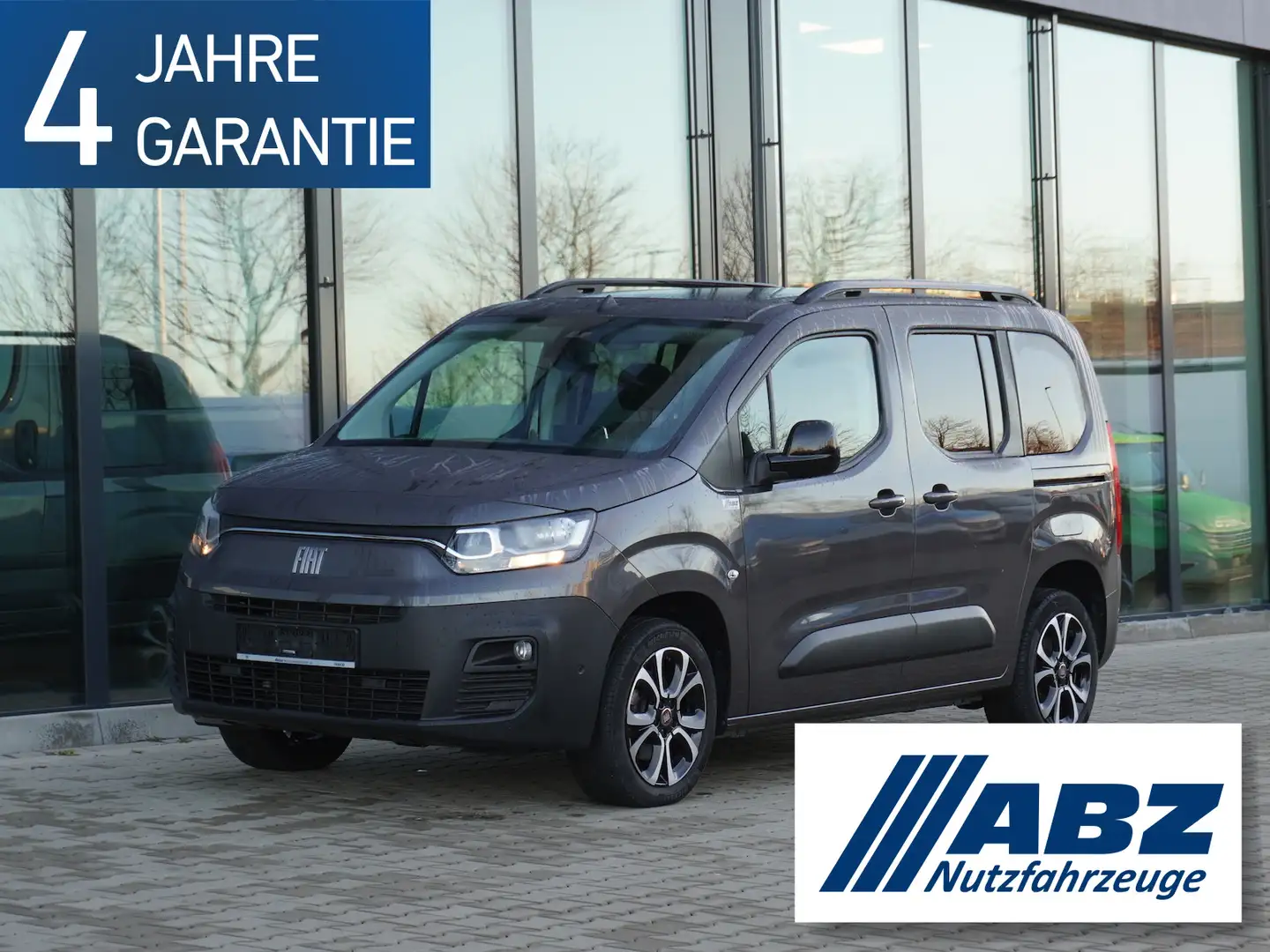 Fiat Doblo Kombi 1.5 130 AT / 10-Zoll Navi + AHK Grau - 1