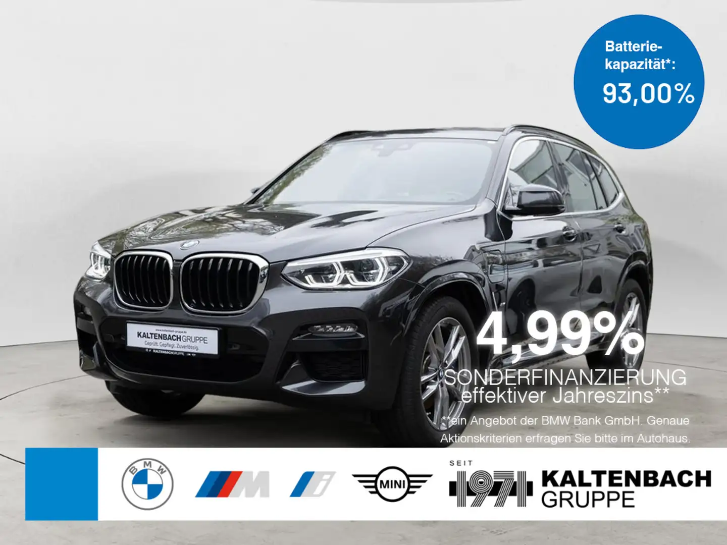 BMW X3 xDrive 30e M-Sportpaket PANO AHK HUD LED Grau - 1