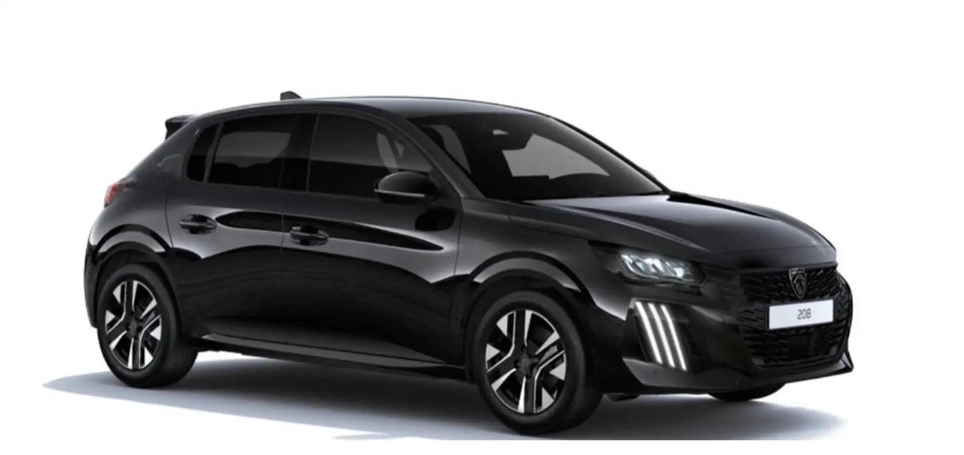 Peugeot 208 ALLURE Hybrid 100 e-DCS6 Schwarz - 2