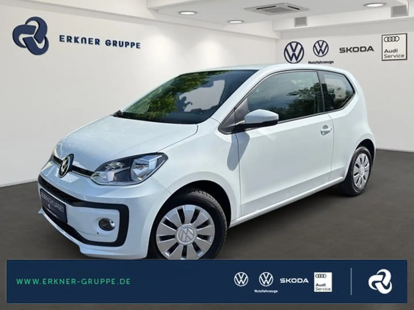 Volkswagen up! 1.0 Basis BLUETOOTH+SITZHZ+REGENSENSOR+++ Weiß - 1
