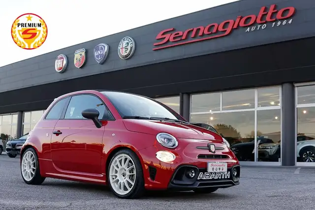 Abarth 595C 1.4 t-jet 165cv CABRIO ROSSA CERCHI BIANCHI MAK
