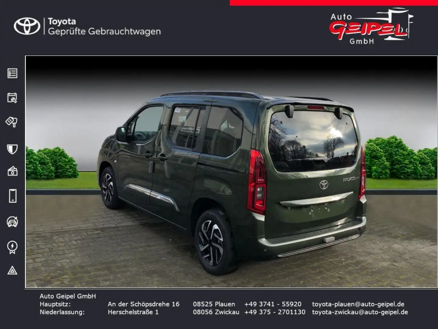 Toyota Proace City Verso 1.2 Turbo L1 Team Deutschland (E) Vert - 2