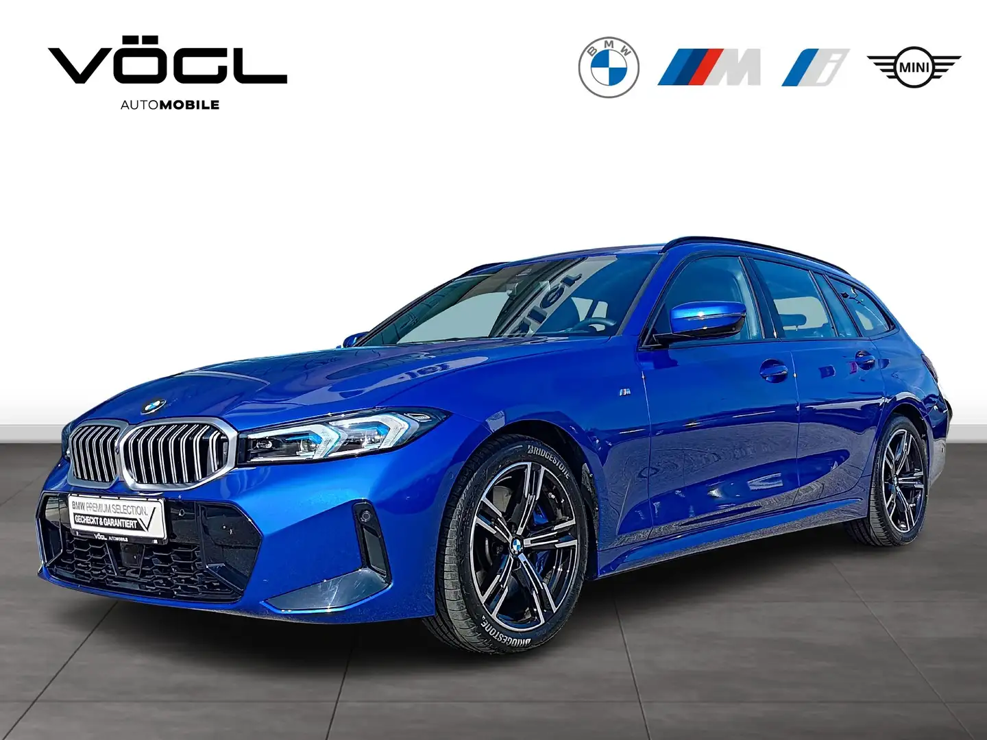 BMW 320 d xDrive Touring Head-Up DAB LED RFK AHK PDC Bleu - 1