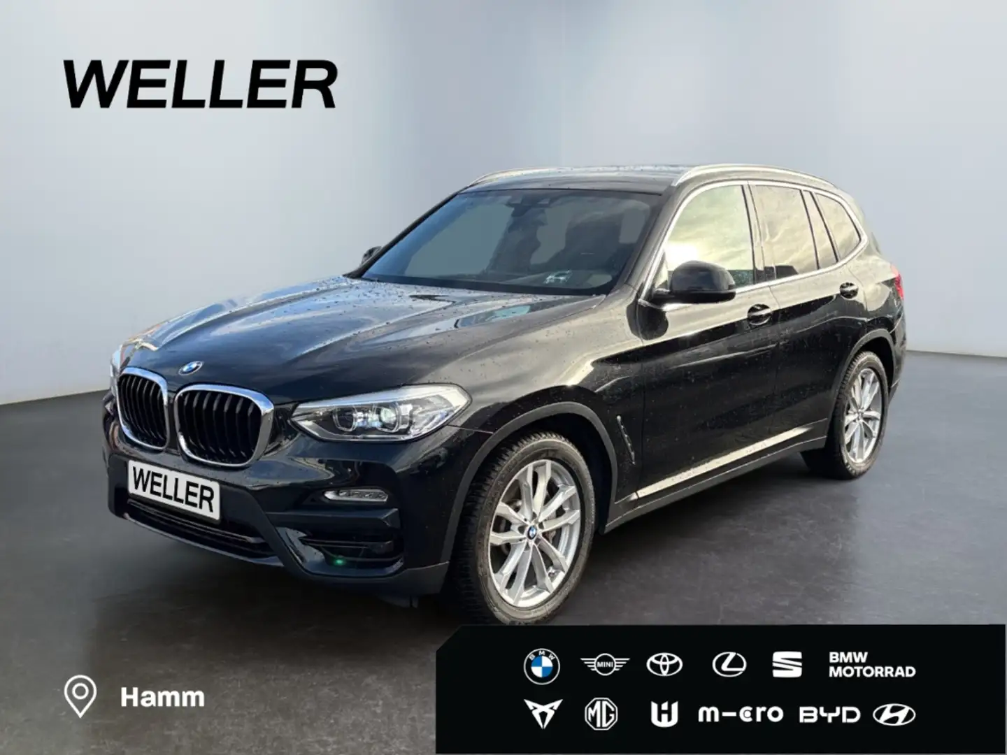 BMW X3 xDrive 30i Advantage *AHK*HUD*Navi*LED*CarPlay* Noir - 1