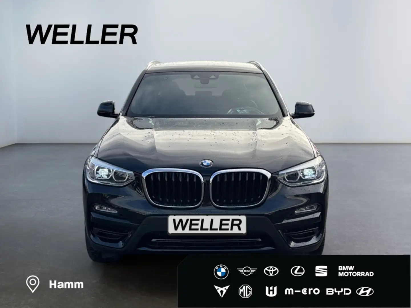 BMW X3 xDrive 30i Advantage *AHK*HUD*Navi*LED*CarPlay* Noir - 2