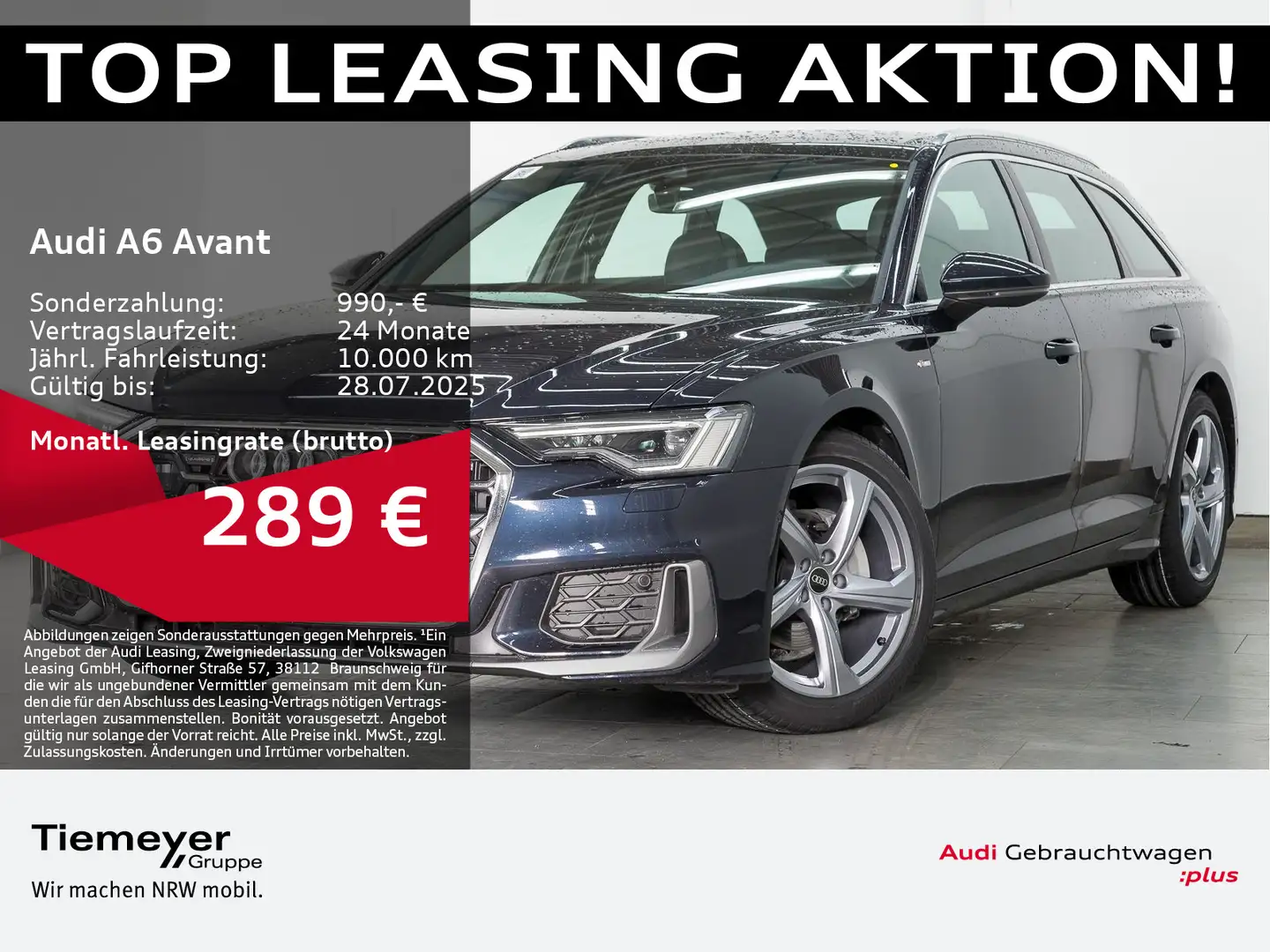 Audi A6 40 TDI Q S LINE MATRIX PANO KAMERA SPOR Blau - 1