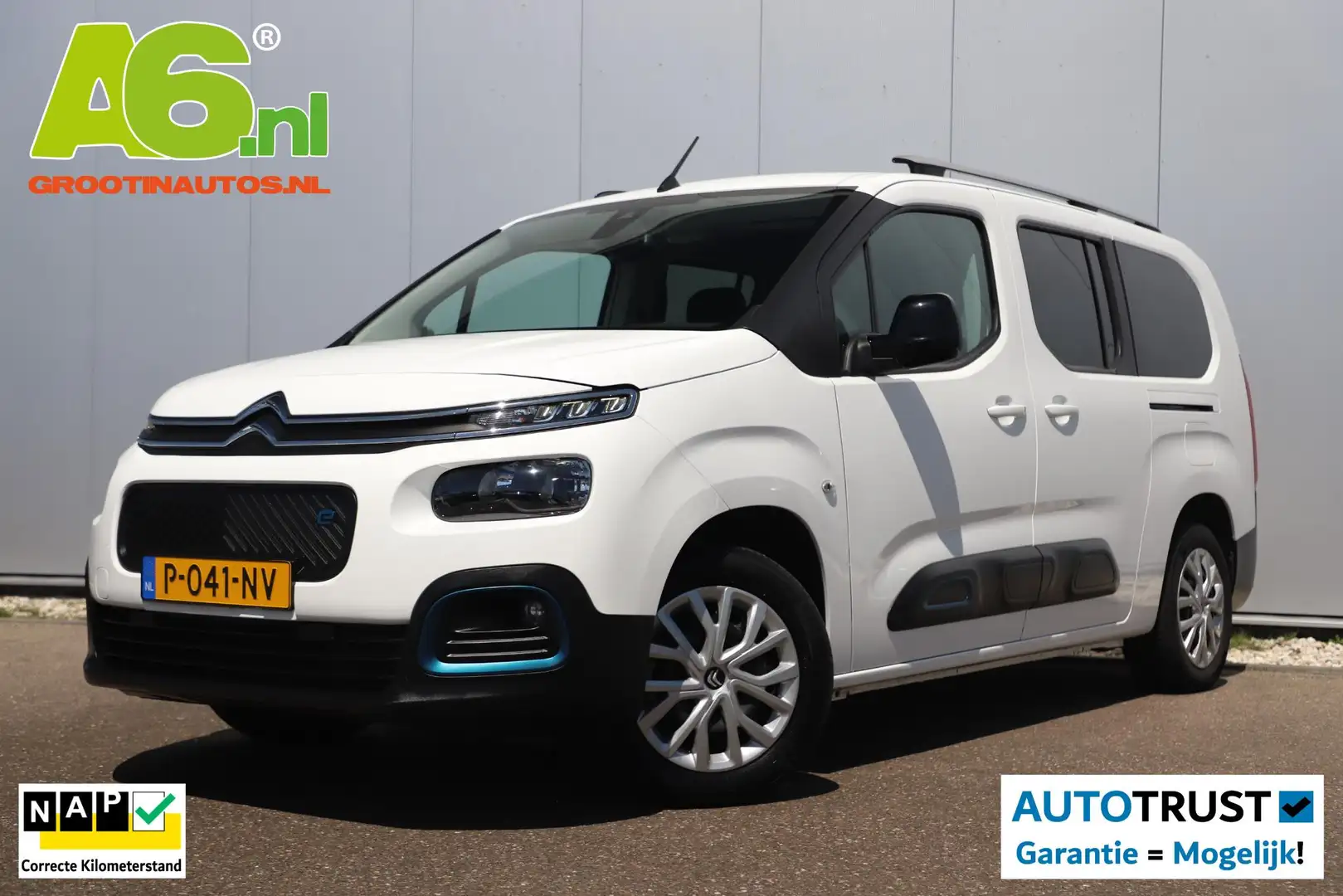 Citroen Berlingo ë-Berlingo XL Feel 50 kWh Rolstoel Auto Oprijplate Wit - 1